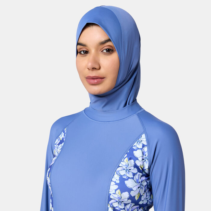 COEGA Women's Modest 3-Piece Swimsuit Blue COEGA Women's Modest 3-Piece Swimsuit Blue image number 3