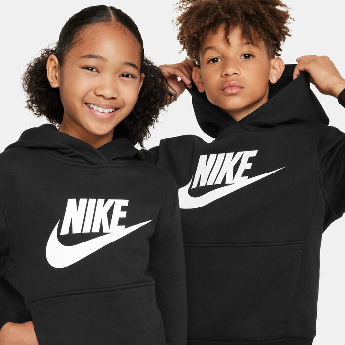 Nike Kids' Sportswear Club Hoodie Black Nike Kids' Sportswear Club Hoodie Black image number 3