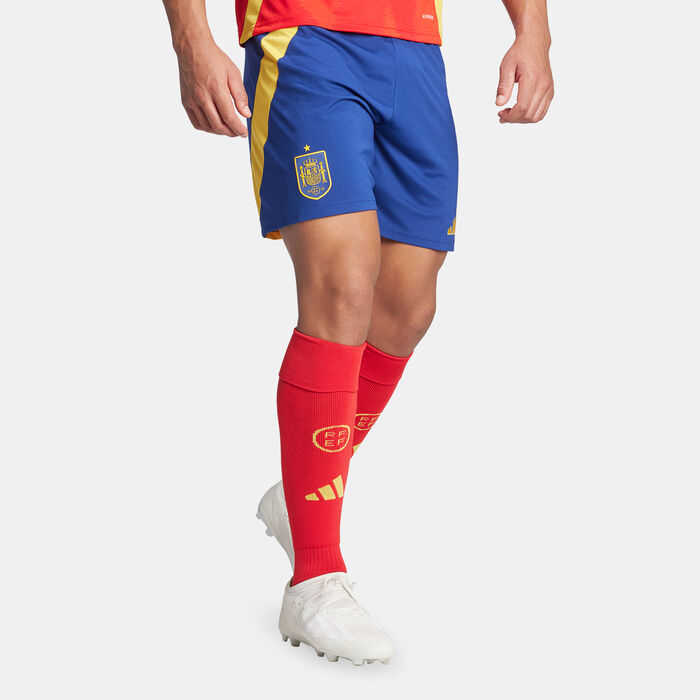 adidas Men's Spain Replica Home Football Shorts - 2024 Blue image number 0