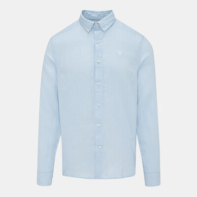 Timberland Men's Mill Brook Linen Shirt Blue