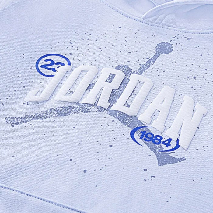 Jordan Kids' 1984 Jumpman Hoodie Blue Jordan Kids' 1984 Jumpman Hoodie Blue image number 3