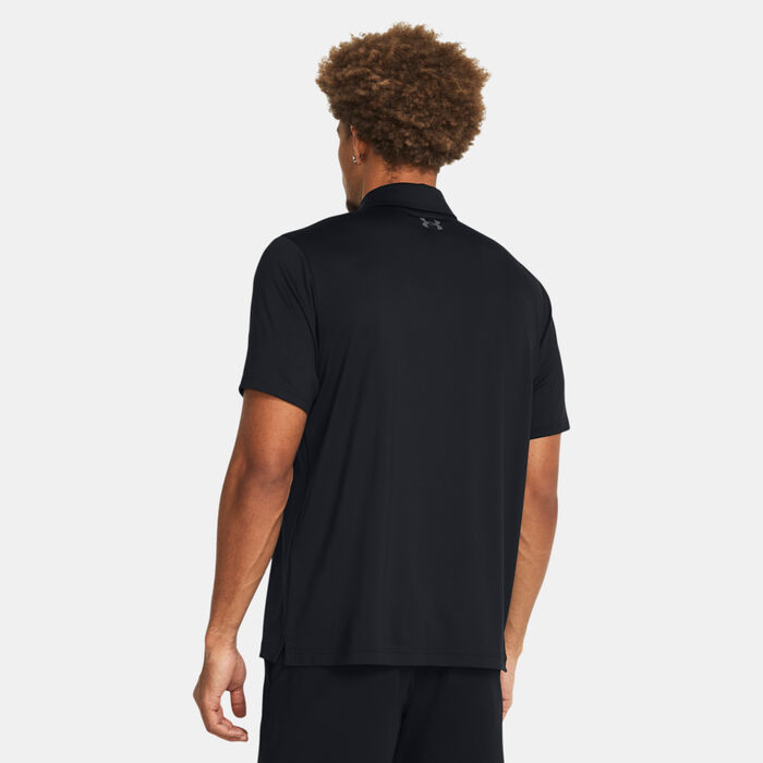 Under Armour Men's Tee To Green Golf Polo Shirt Black Under Armour Men's Tee To Green Golf Polo Shirt Black image number 1