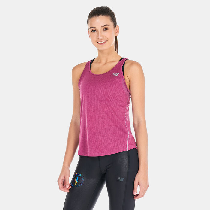 New Balance Women's Impact Run Tank Top Pink New Balance Women's Impact Run Tank Top Pink image number 0