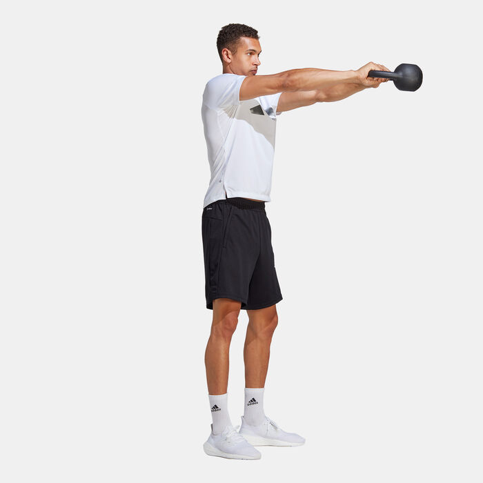 adidas Men's Train Essentials All Set Training Shorts Black image number 2