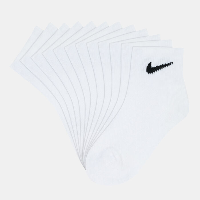 Nike Kids' Mesh Cushioned Ankle Socks (6 Pack) (Little Kids) White Nike Kids' Mesh Cushioned Ankle Socks (6 Pack) (Little Kids) White image number 0