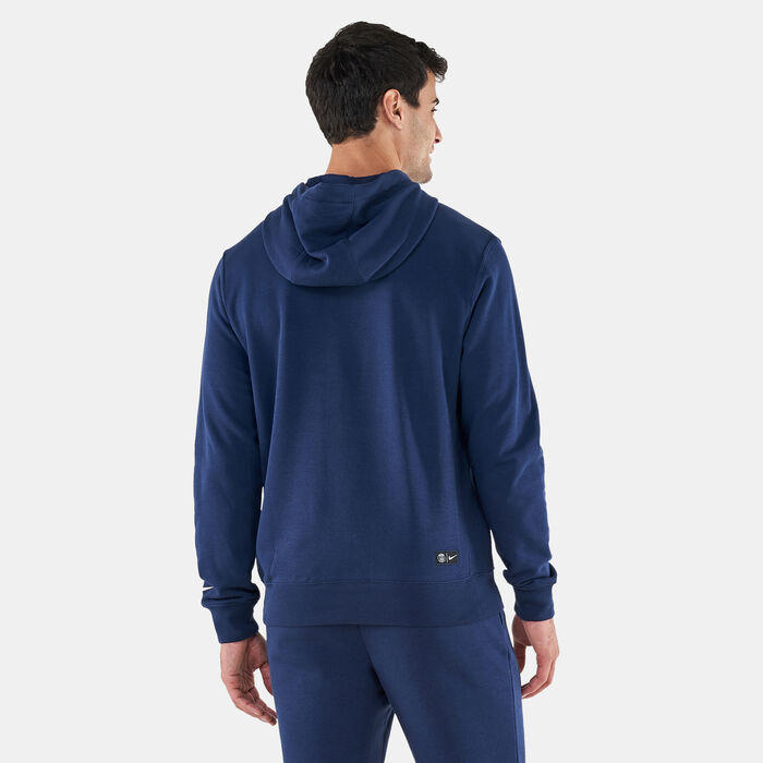 Nike Men's Paris Saint-Germain Fleece Hoodie Blue image number 1