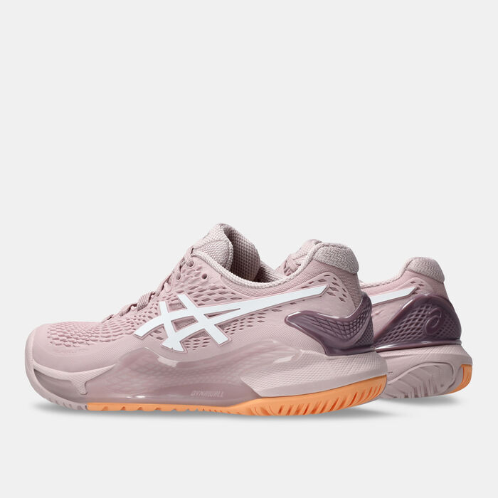 ASICS Women's GEL-RESOLUTION 9 Tennis Shoes Purple image number 2