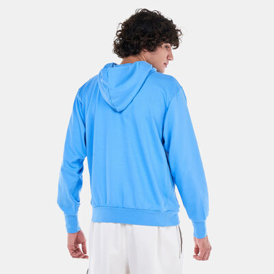 Nike Men's Dri-FIT Standard Issue Basketball Hoodie Blue