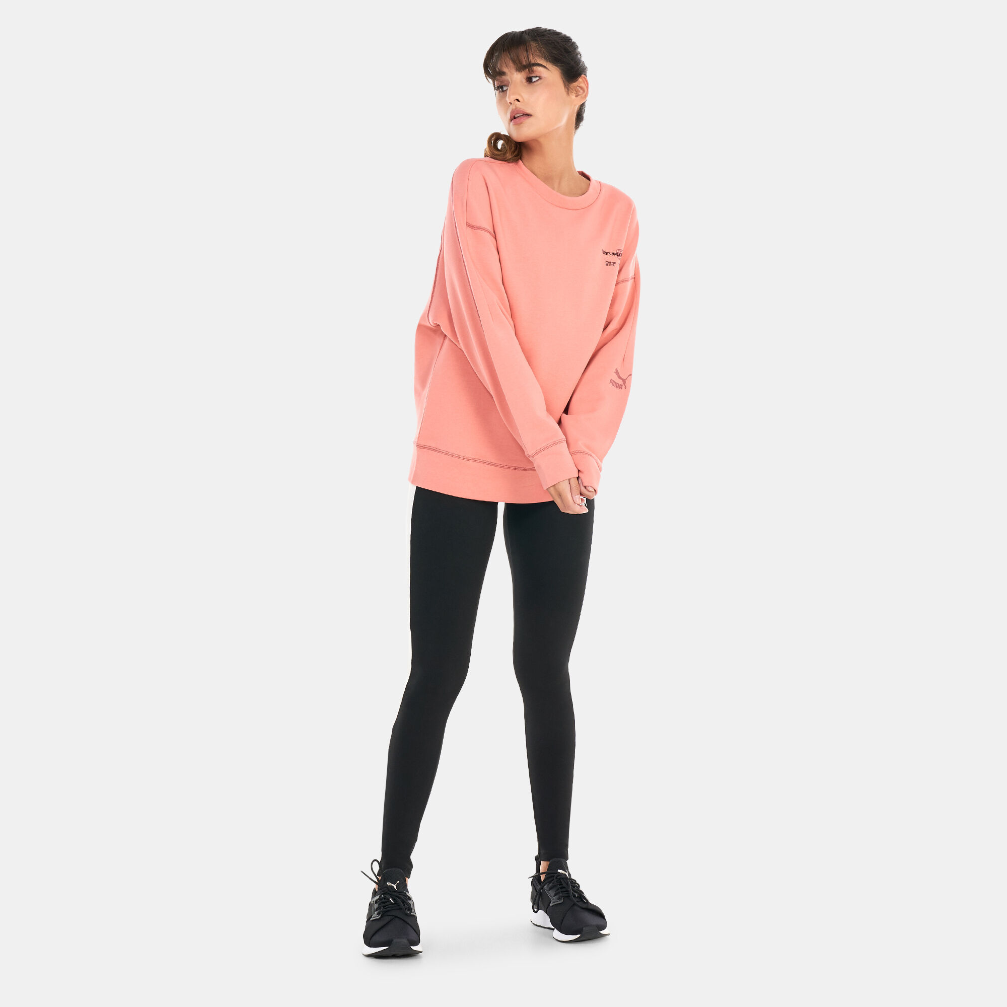 Puma sweaters to wear with leggings cheap