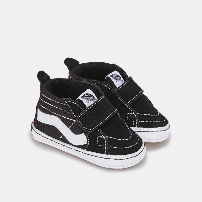 Vans Kids' Sk8-Hi Crib Shoe (Baby & Toddler) Black Vans Kids' Sk8-Hi Crib Shoe (Baby & Toddler) Black image number 1