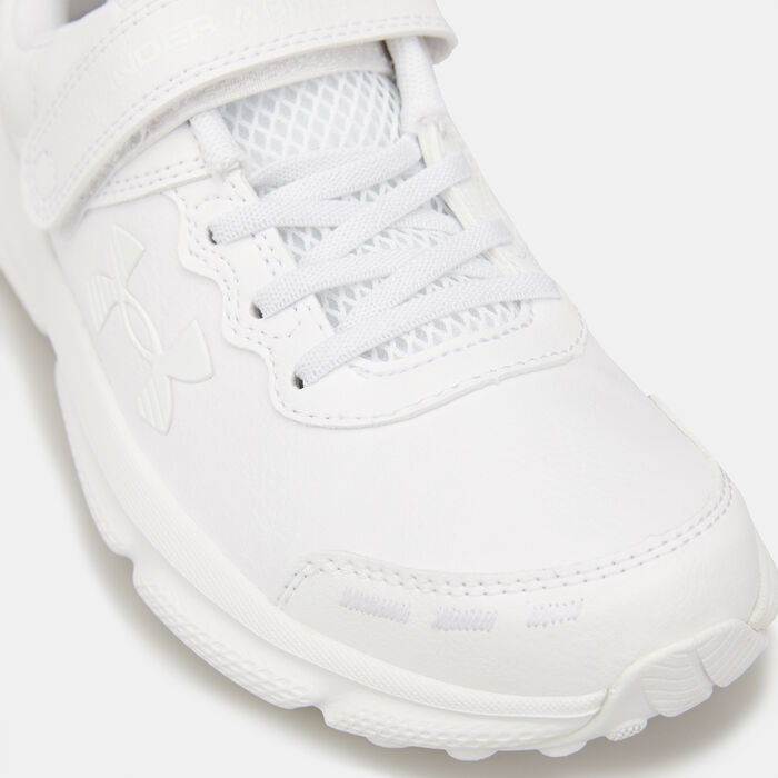 Under Armour Kids' UA Assert 10 AC Uniform Synthetic Running Shoe (Younder Kids) White image number 5
