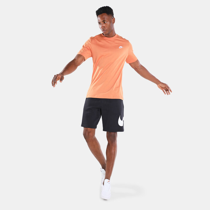 Nike Men's Sportswear Club T-Shirt Orange Nike Men's Sportswear Club T-Shirt Orange image number 2