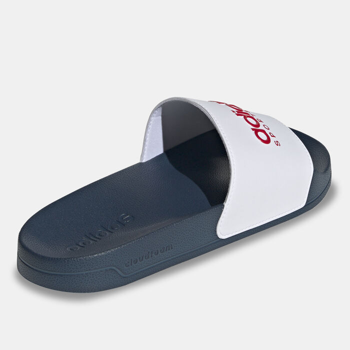 adidas Men's Adilette Shower Slides White adidas Men's Adilette Shower Slides White image number 2