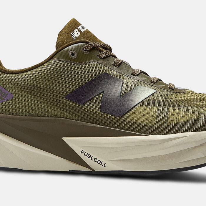 New Balance Men's FuelCell Rebel v5 Shoes Green New Balance Men's FuelCell Rebel v5 Shoes Green image number 3