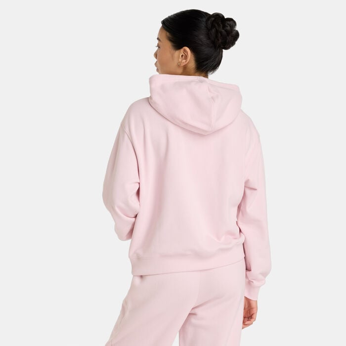 New Balance Women's Sport Essentials French Terry Hoodie Pink New Balance Women's Sport Essentials French Terry Hoodie Pink image number 1