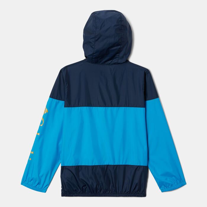 Columbia Kids' Flash Challenger™ Windbreaker Jacket Blue Columbia Kids' Flash Challenger™ Windbreaker Jacket Blue image number 1