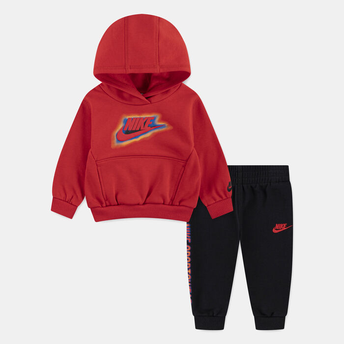 Nike Kids' Sportswear Hoodie and Joggers Set Black Nike Kids' Sportswear Hoodie and Joggers Set Black image number 0