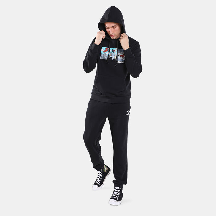 Converse Men's Comic Graphic Hoodie Black Converse Men's Comic Graphic Hoodie Black image number 2