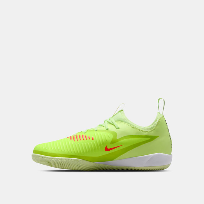 Nike Kids' Phantom 6 Low Academy Indoor Court Football Shoes Orange image number 2