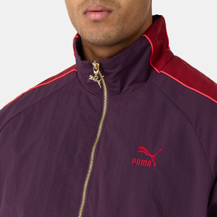 PUMA PLAY LOUD T7 Track Jacket Purple PUMA PLAY LOUD T7 Track Jacket Purple image number 3