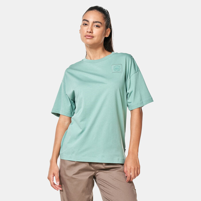 Converse Women's Chuck Taylor Logo T-Shirt Green image number 0