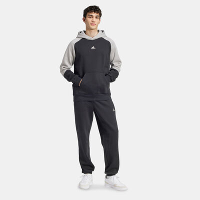 adidas Men's Sportswear Fleece Colourblock Tracksuit Black adidas Men's Sportswear Fleece Colourblock Tracksuit Black