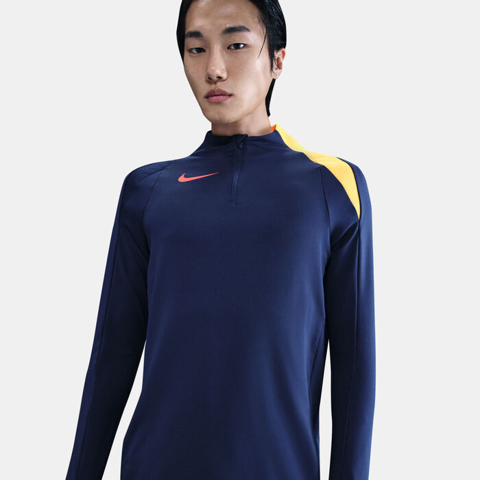 Nike Men's Strike Total 90 1/4-Zip Football Top Blue image number 3