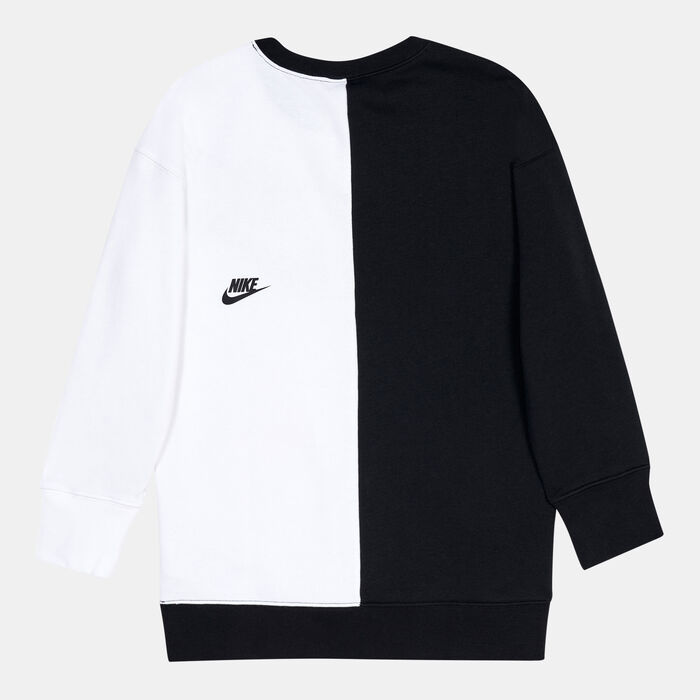 Nike Kids' Sportswear DNC Crew Sweatshirt Black Nike Kids' Sportswear DNC Crew Sweatshirt Black image number 1