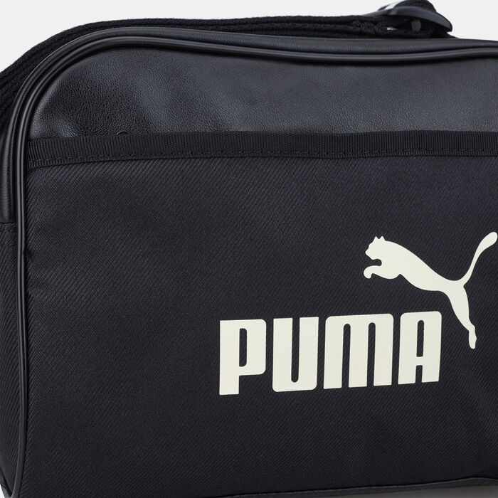 PUMA Campus Reporter Shoulder Bag Black PUMA Campus Reporter Shoulder Bag Black image number 3