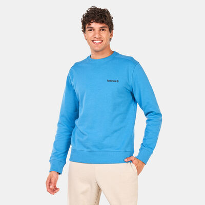 Timberland Men's Chest Logo Sweatshirt Blue