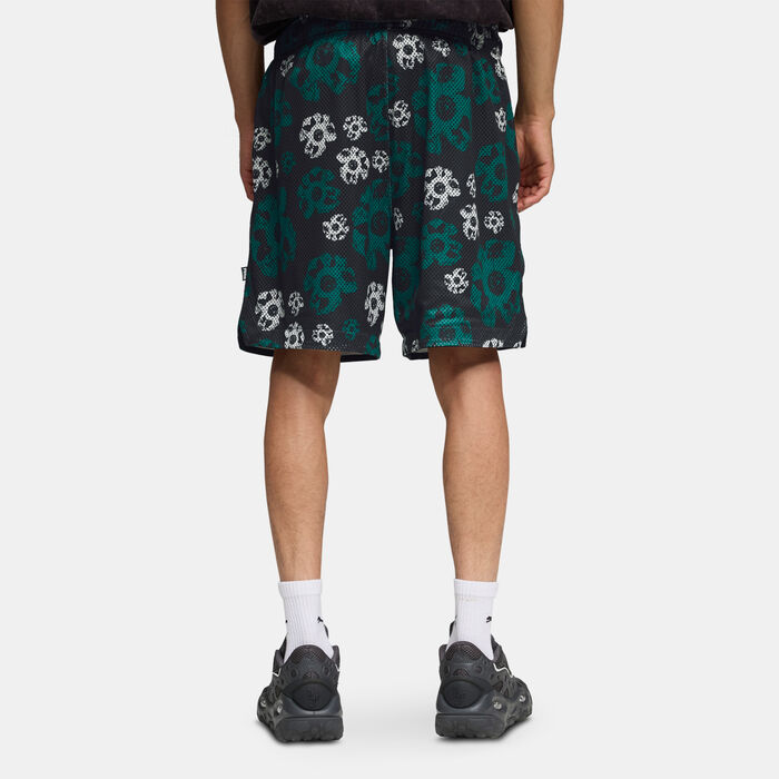 PUMA Kids' Hoopocalypse Reversible Basketball Shorts Black image number 1