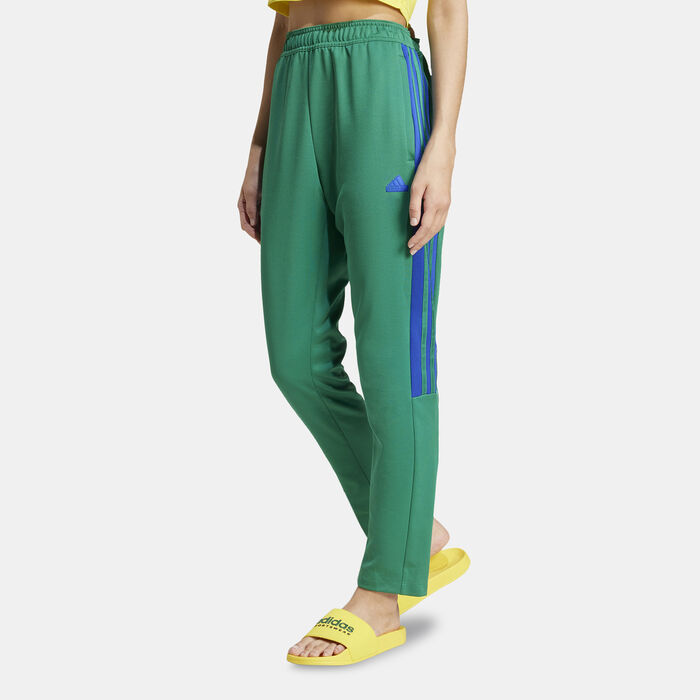 adidas Women's Tiro Cut 3-Stripes Track Pants Green image number 0