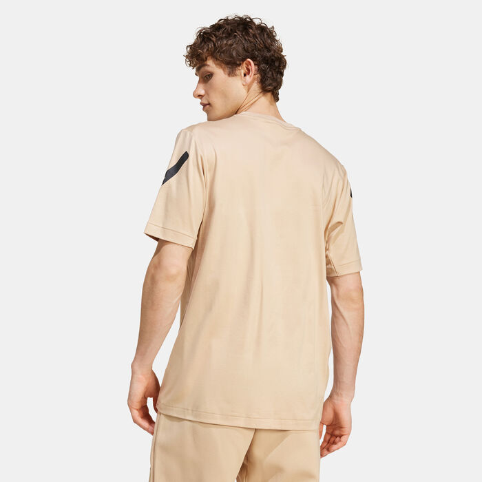 adidas Men's Z.N.E. T-Shirt Beige adidas Men's Z.N.E. T-Shirt Beige image number 1