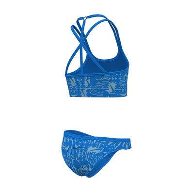 Nike Swim Kids' Two-Piece Swimsuit Blue
