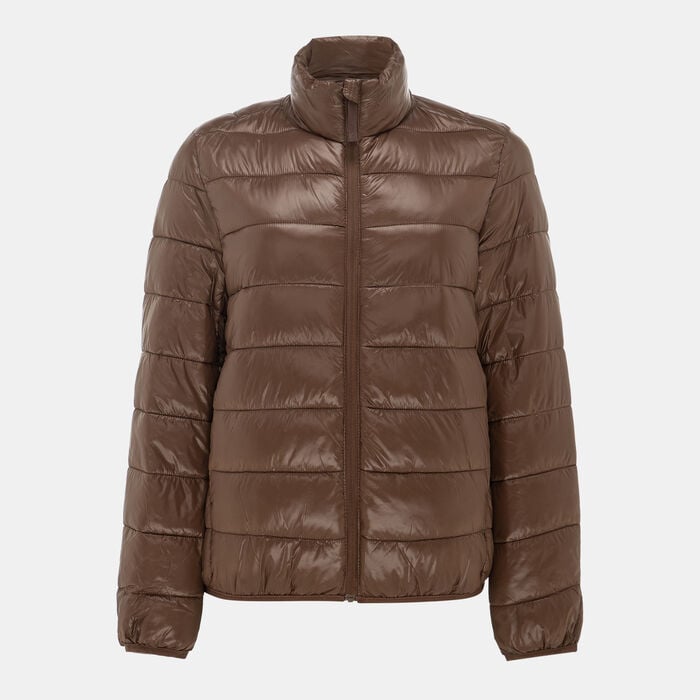 Sun and Sand Sports Women's Puffer Jacket Brown Sun and Sand Sports Women's Puffer Jacket Brown image number 0