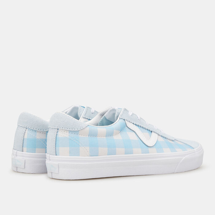 Vans Gingham Sport Unisex Shoe Blue Vans Gingham Sport Unisex Shoe Blue image number 2