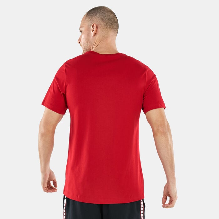 Jordan Men's Jumpman T-Shirt Red Jordan Men's Jumpman T-Shirt Red image number 1