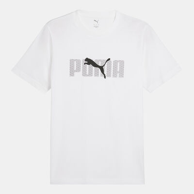PUMA Men's Essential Logo Lab T-Shirt White