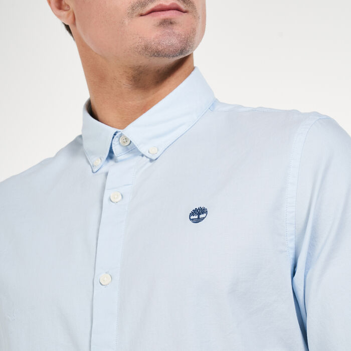 Timberland Men's Ela River Elevated Oxford Shirt Blue Timberland Men's Ela River Elevated Oxford Shirt Blue image number 3