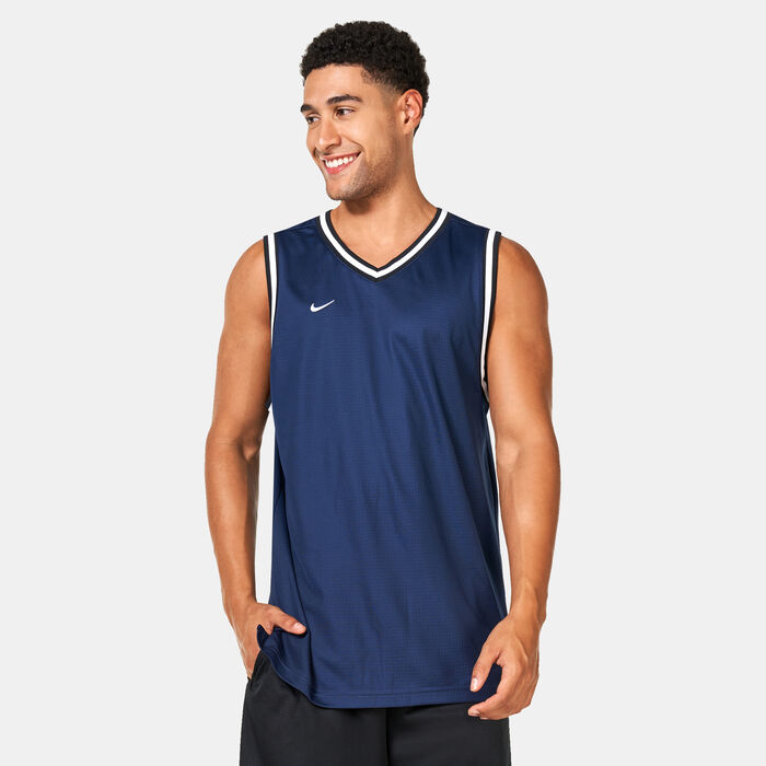 Nike Men's DNA Dri-FIT Basketball Jersey Blue image number 0