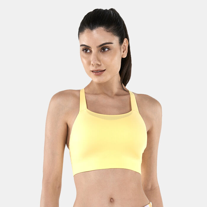 Nike Women's Swoosh Luxe Sports Bra yellow Nike Women's Swoosh Luxe Sports Bra yellow image number 0