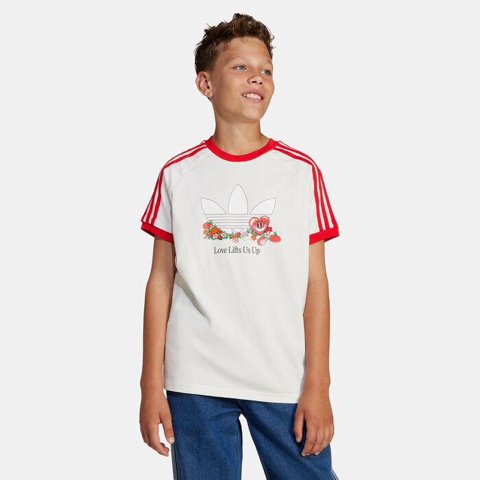adidas Originals Kids' Trefoil T-Shirt White adidas Originals Kids' Trefoil T-Shirt White image number 0