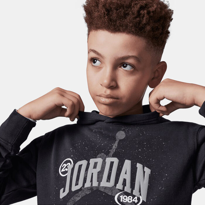 Jordan Kids' 1984 Jumpman Hoodie Black image number 2