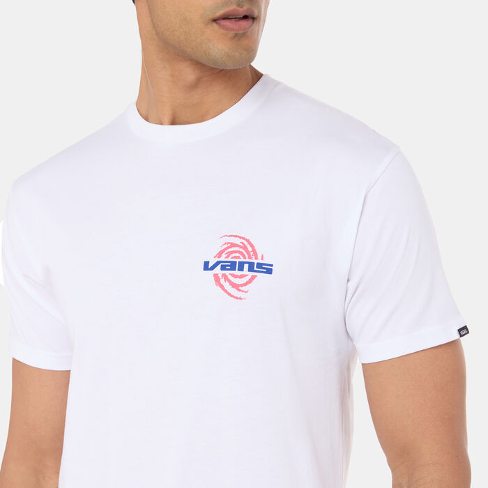 Vans Men's Wormhole Warped T-Shirt White image number 3