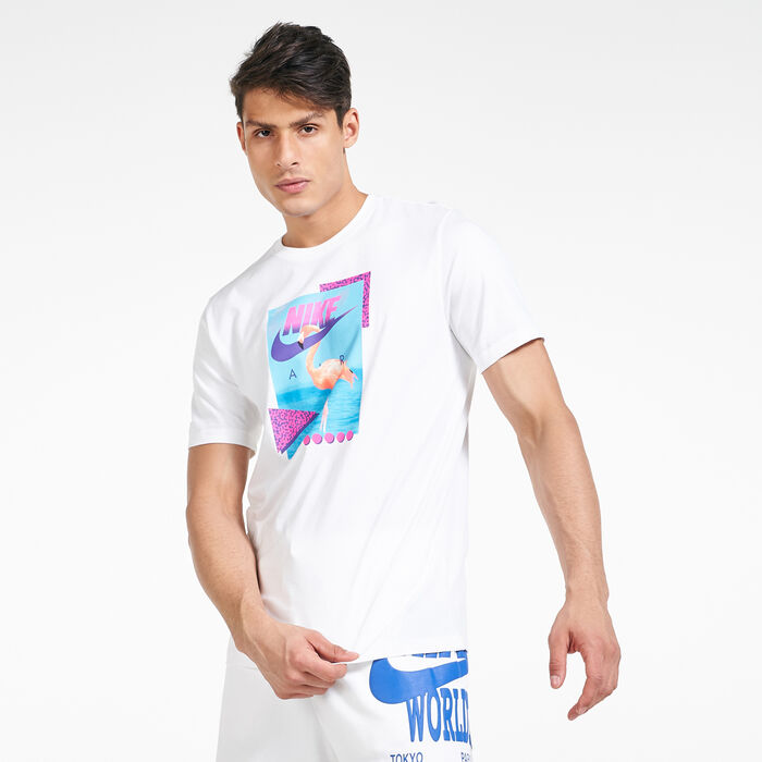 tema necesario Adelante Nike Men's Air Sportswear Beach Flamingo T-Shirt 11 in KSA | SSS