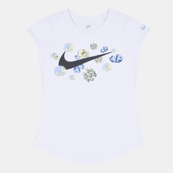 Nike Kids' Floral Futura T-Shirt (Younger Kids) White Nike Kids' Floral Futura T-Shirt (Younger Kids) White image number 0