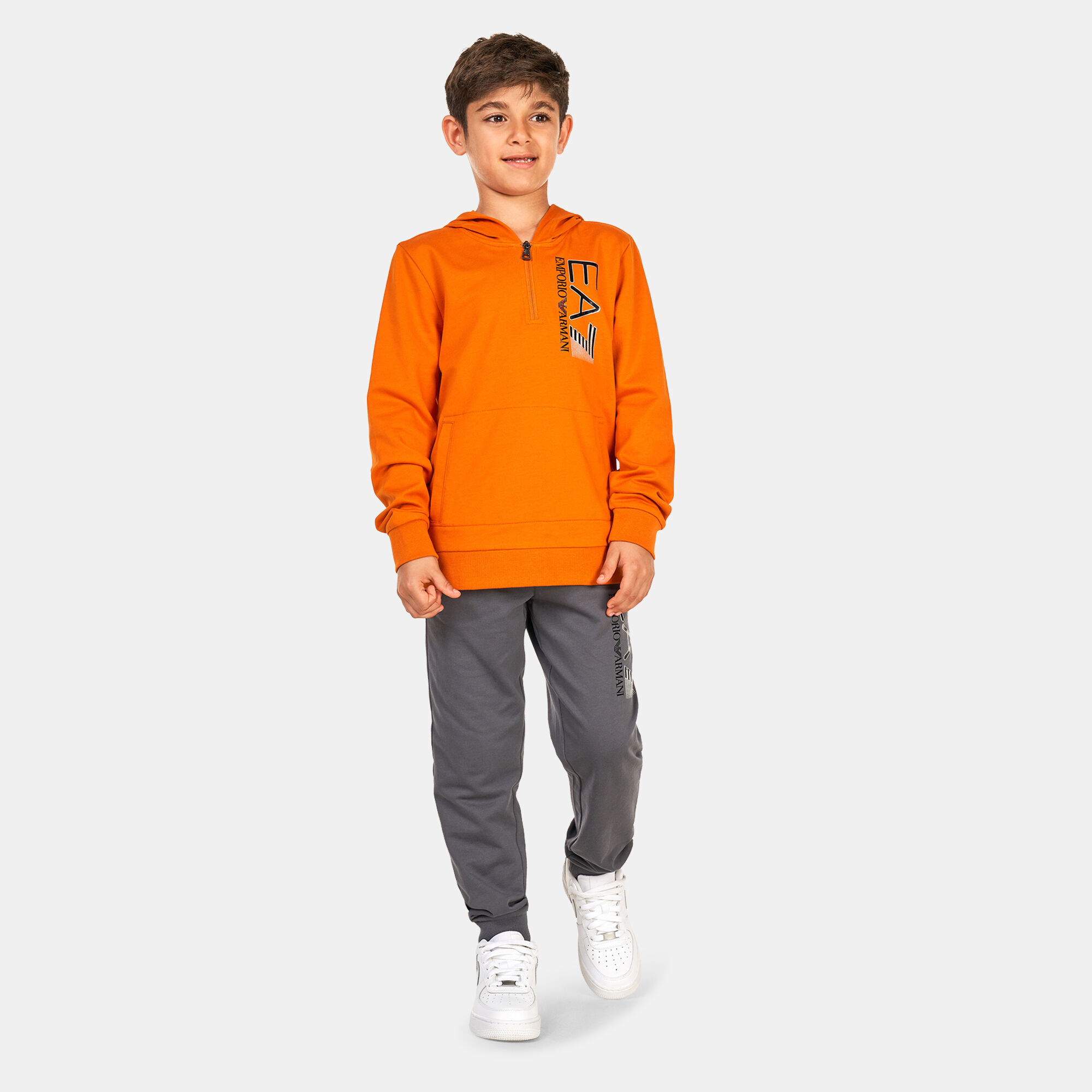 Kids Train Visibility Hoodie Red EA7 Emporio Armani in KSA SSS