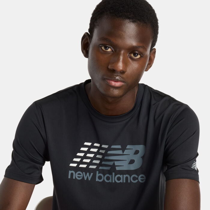 New Balance Men's Performance T-Shirt Black New Balance Men's Performance T-Shirt Black image number 3