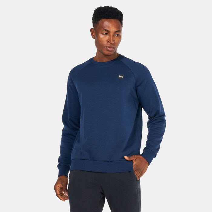Under Armour Men's Rival Fleece Sweatshirt Blue Under Armour Men's Rival Fleece Sweatshirt Blue image number 0