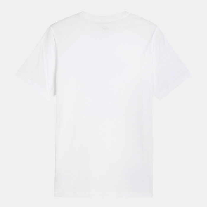 PUMA Men's Graphics Super T-Shirt White PUMA Men's Graphics Super T-Shirt White image number 1